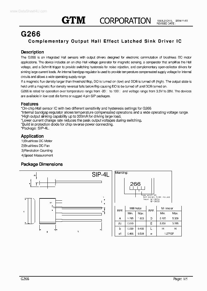 G266_1186849.PDF Datasheet