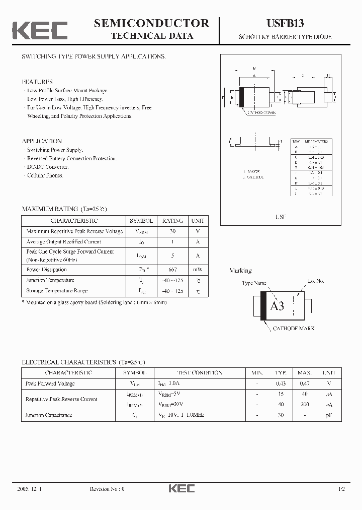 USFB13_1371541.PDF Datasheet