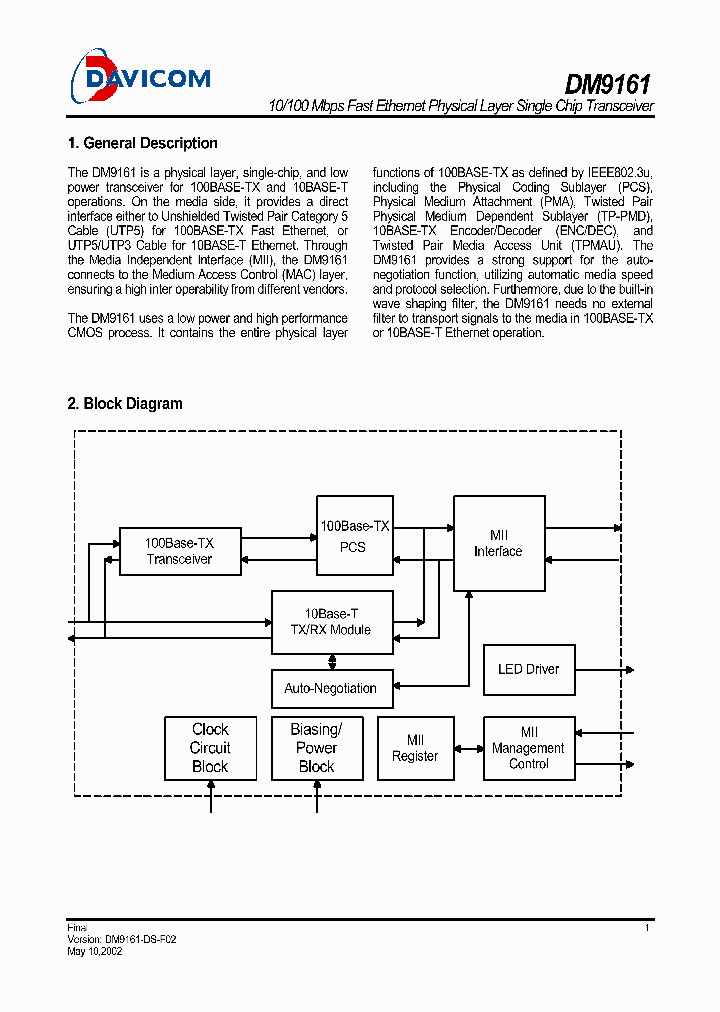 DM9161_1400547.PDF Datasheet