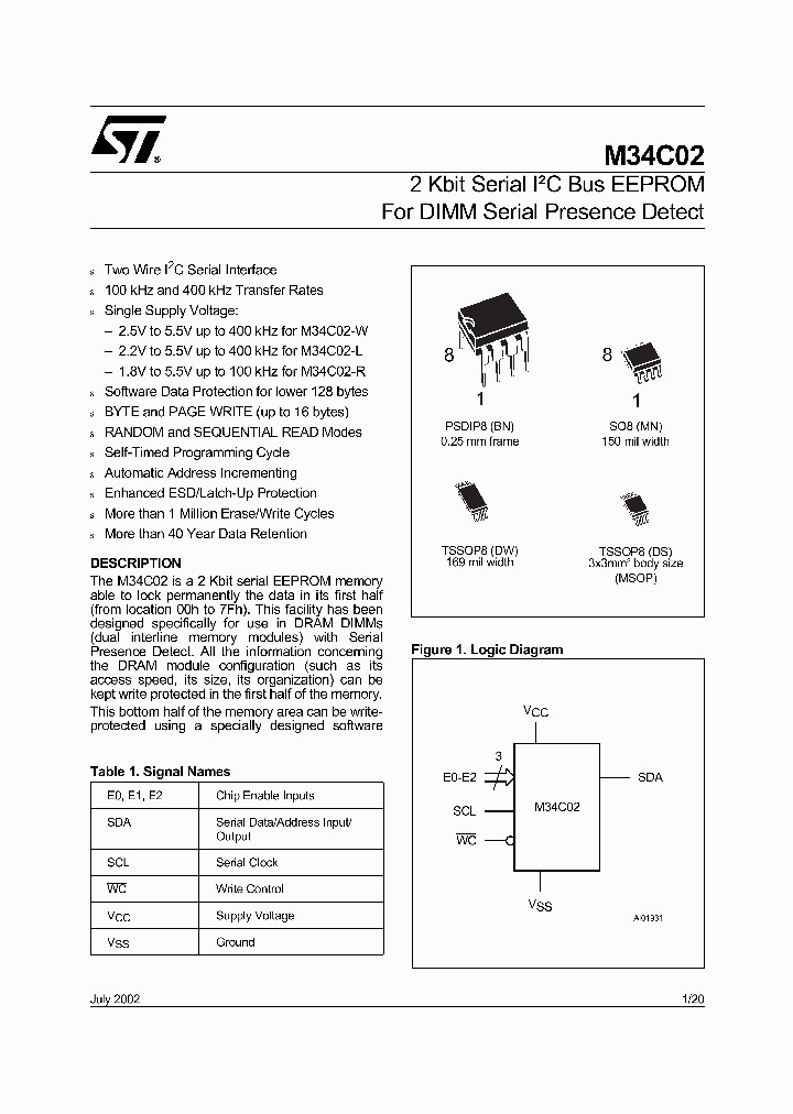M34C02_1402192.PDF Datasheet