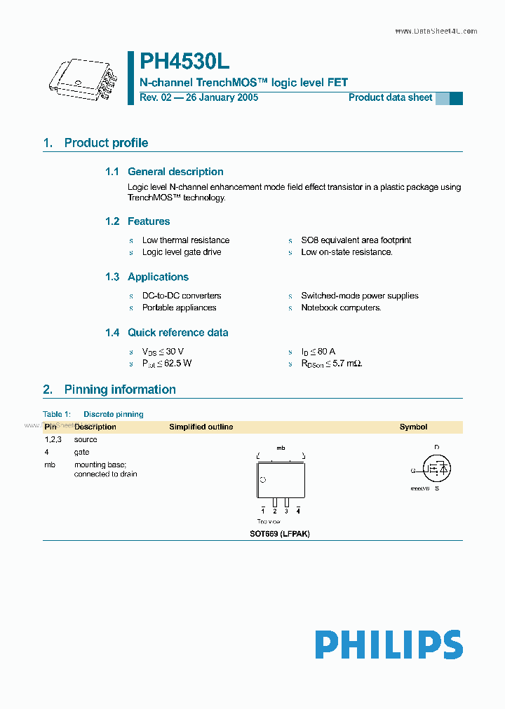 PH4530L_1175355.PDF Datasheet