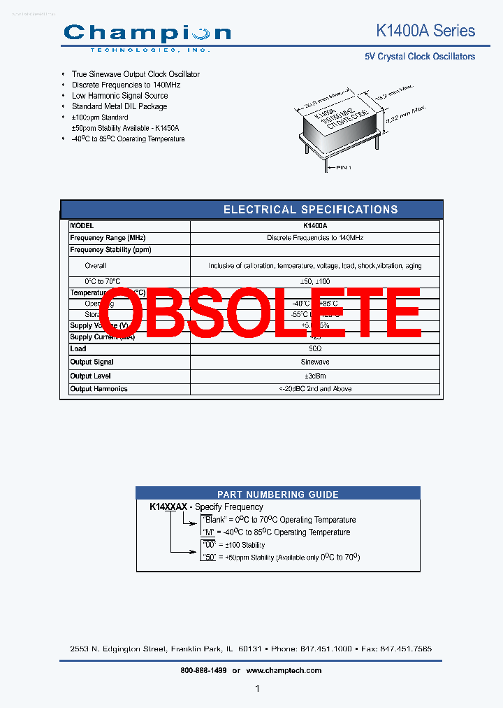 K1400A_1230541.PDF Datasheet