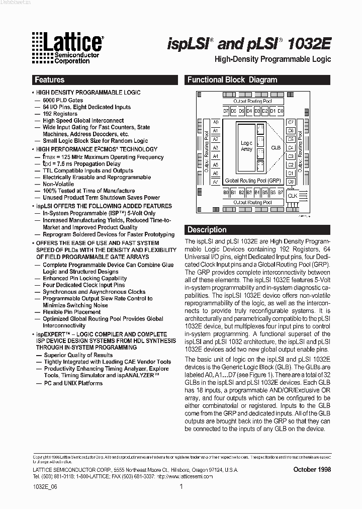 LSI1032E_1233704.PDF Datasheet