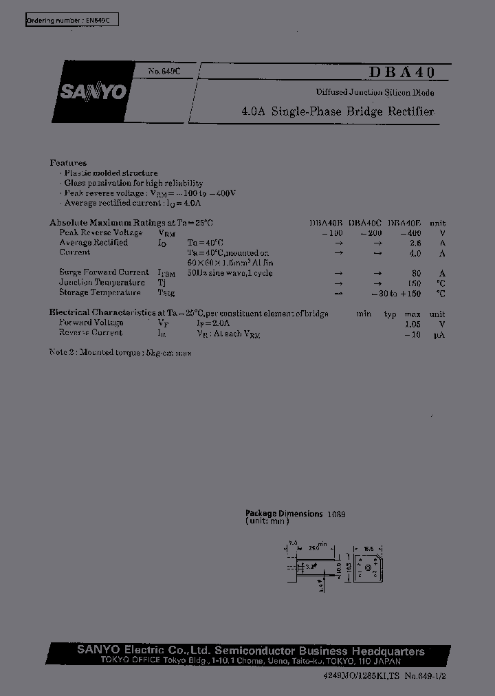 DBA40C_807528.PDF Datasheet
