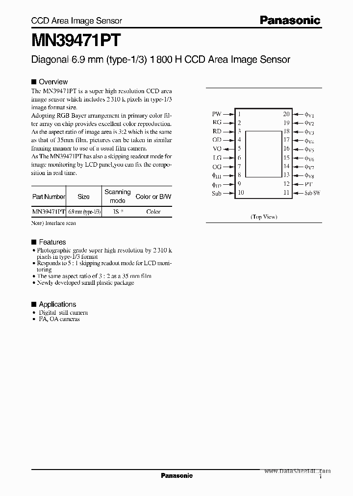MN39471PT_1239187.PDF Datasheet