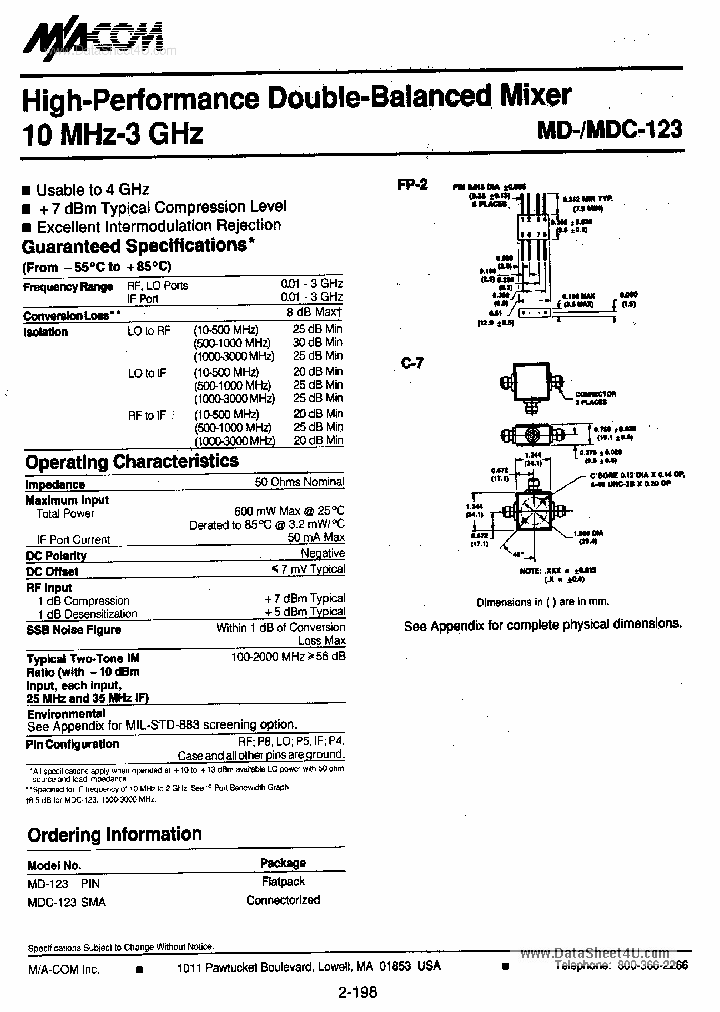 MDC-123_1236898.PDF Datasheet