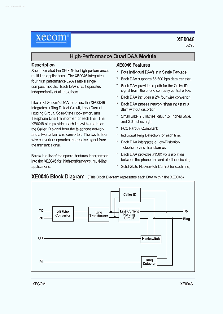 XE0046_1212341.PDF Datasheet