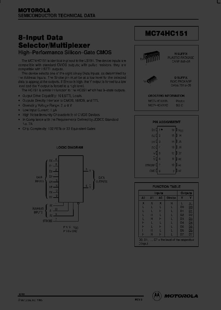 54HC151_1111572.PDF Datasheet
