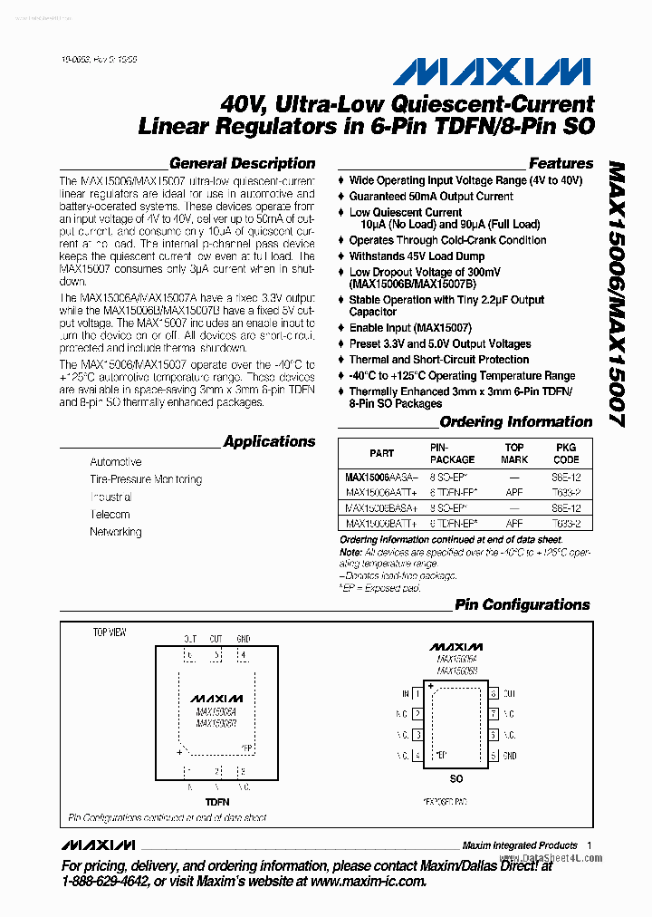 MAX15006_1236536.PDF Datasheet