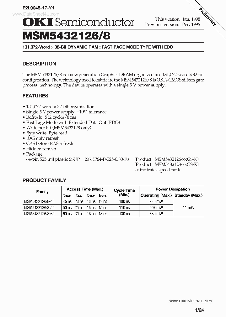 MSM5432126_1241409.PDF Datasheet