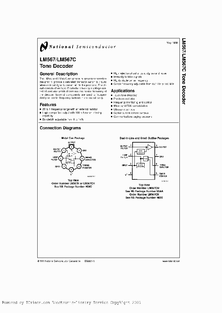 LM567CMX_808551.PDF Datasheet