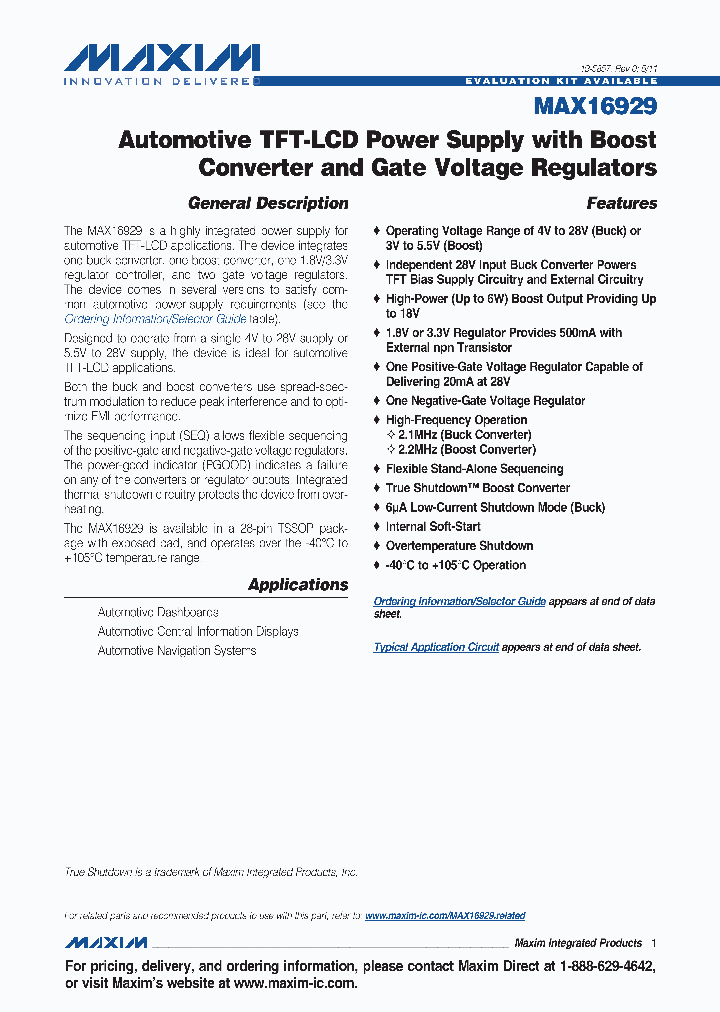 MAX16929AGUIV_1392964.PDF Datasheet