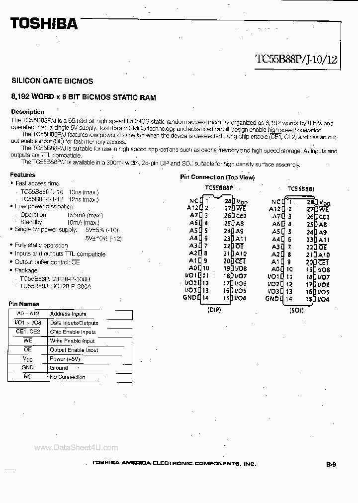 TC55B88J_1254884.PDF Datasheet