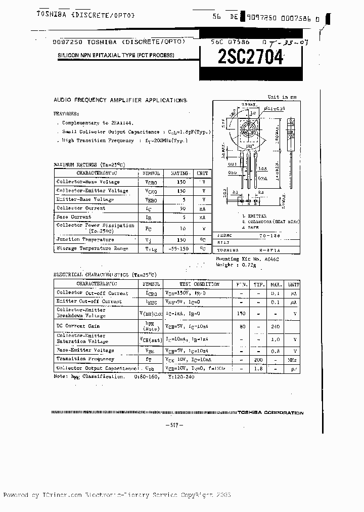 2SC2704_815204.PDF Datasheet