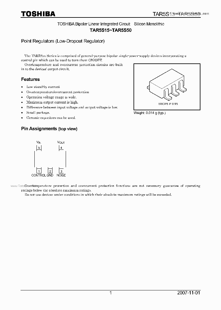 TAR5S15_1254731.PDF Datasheet