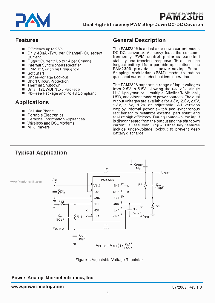 PAM2306_1296422.PDF Datasheet