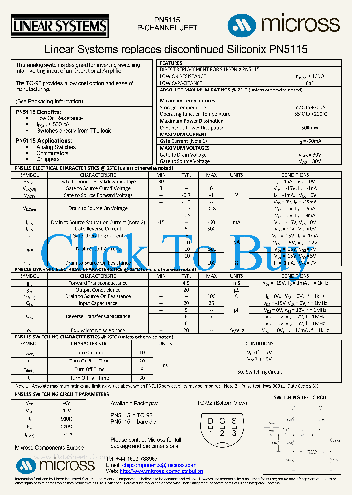 PN5115_1298358.PDF Datasheet
