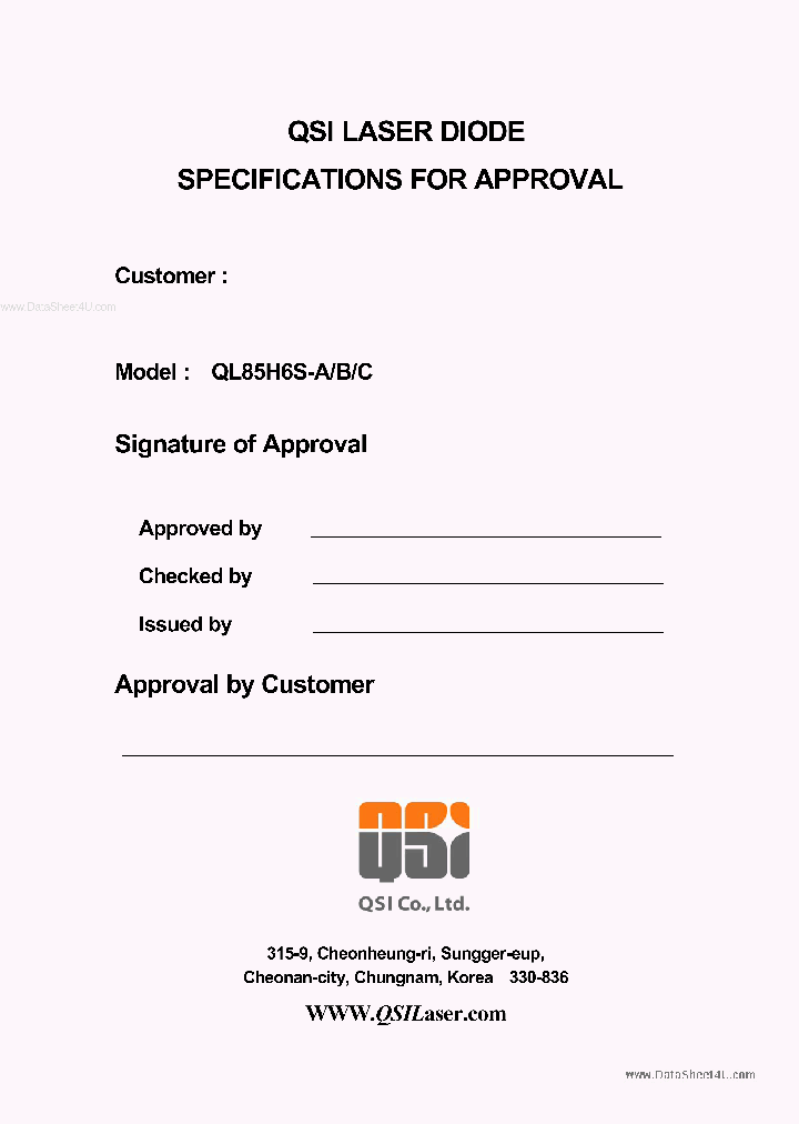 QL85H6S-A_1300146.PDF Datasheet