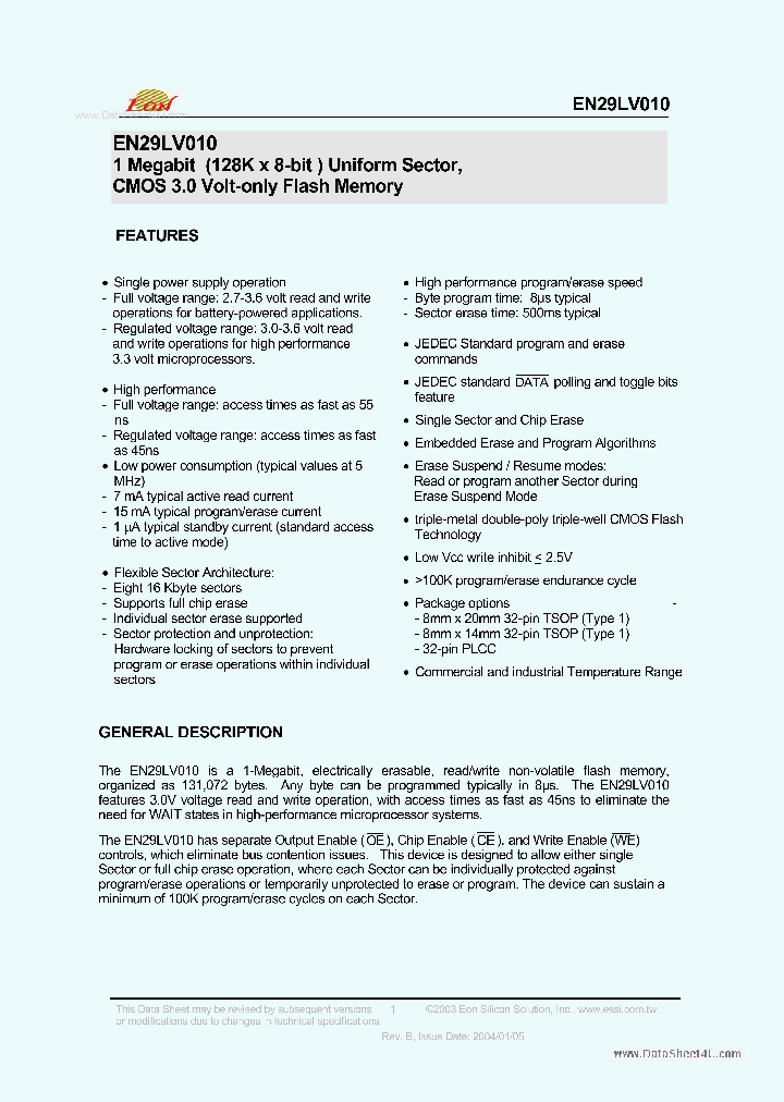 29LV010_1293670.PDF Datasheet