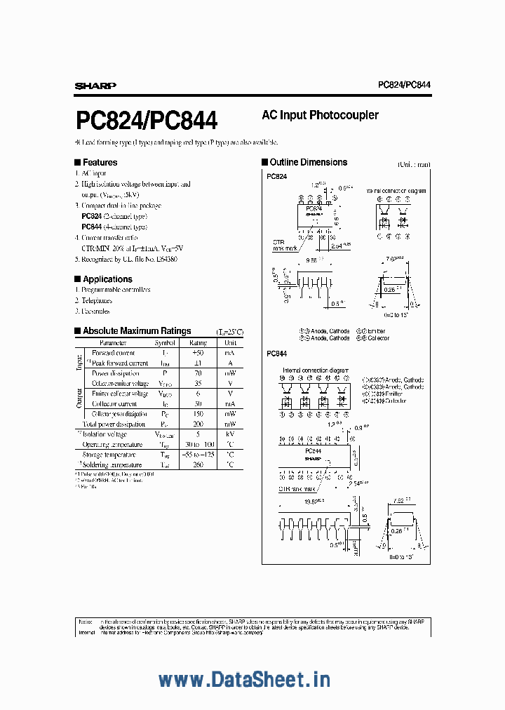 PC844_1293871.PDF Datasheet