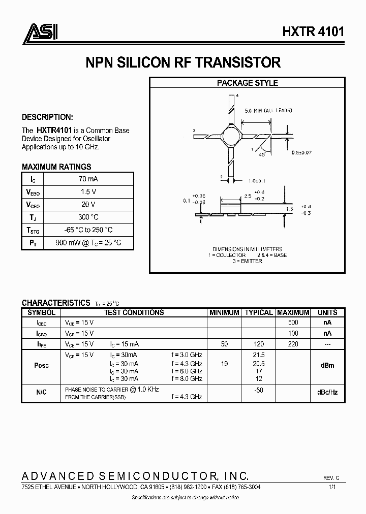 HXTR4101_1412410.PDF Datasheet
