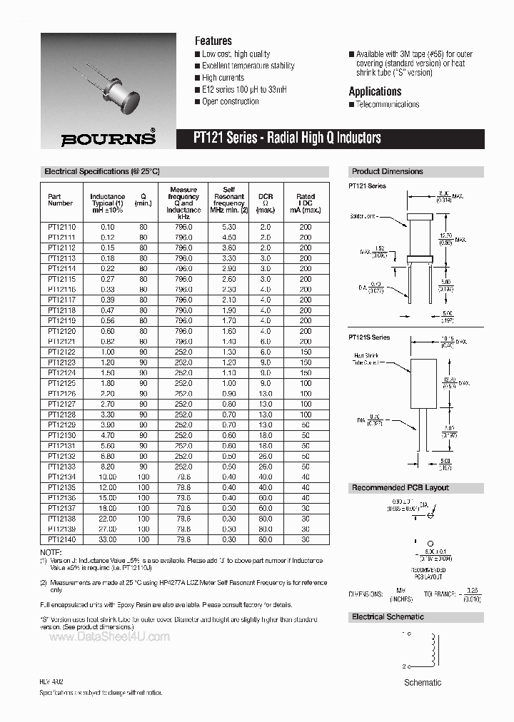 PT121XX_1299215.PDF Datasheet