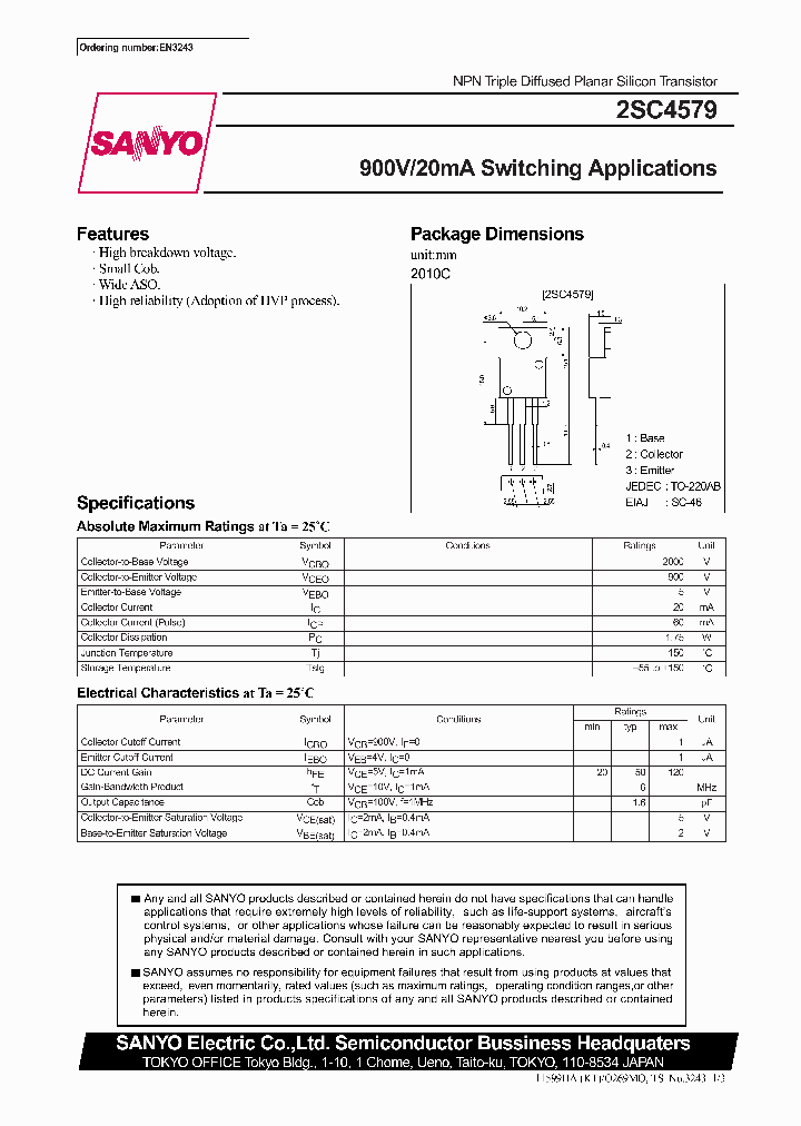 2SC4579_1435993.PDF Datasheet