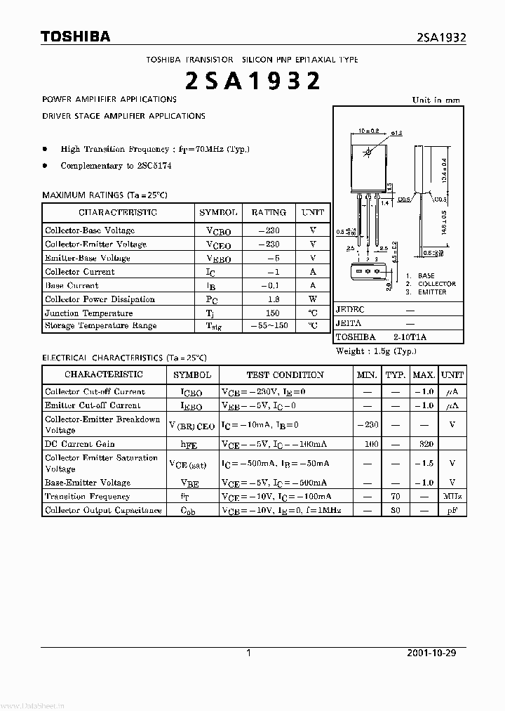 A1932_1377537.PDF Datasheet