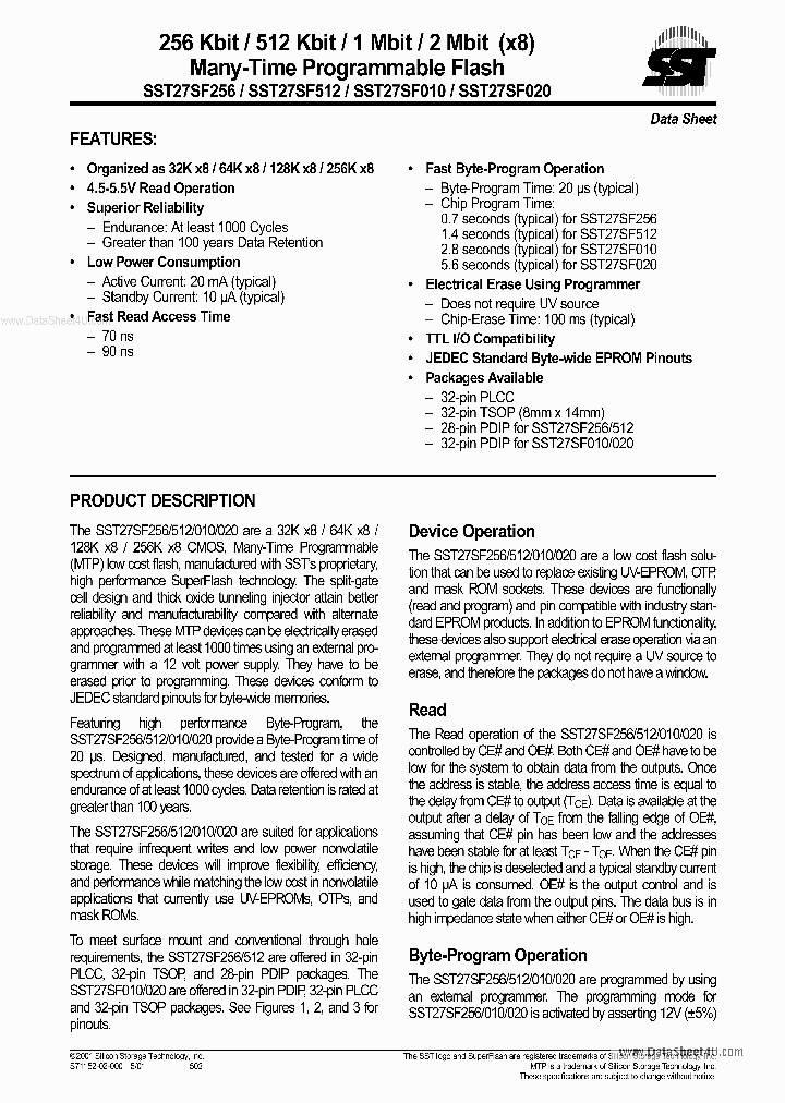 27SF512_1408573.PDF Datasheet