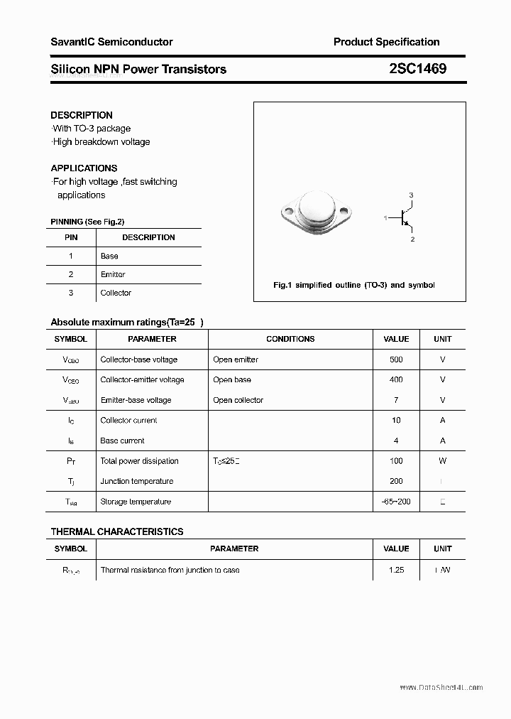 2SC1469_1415219.PDF Datasheet