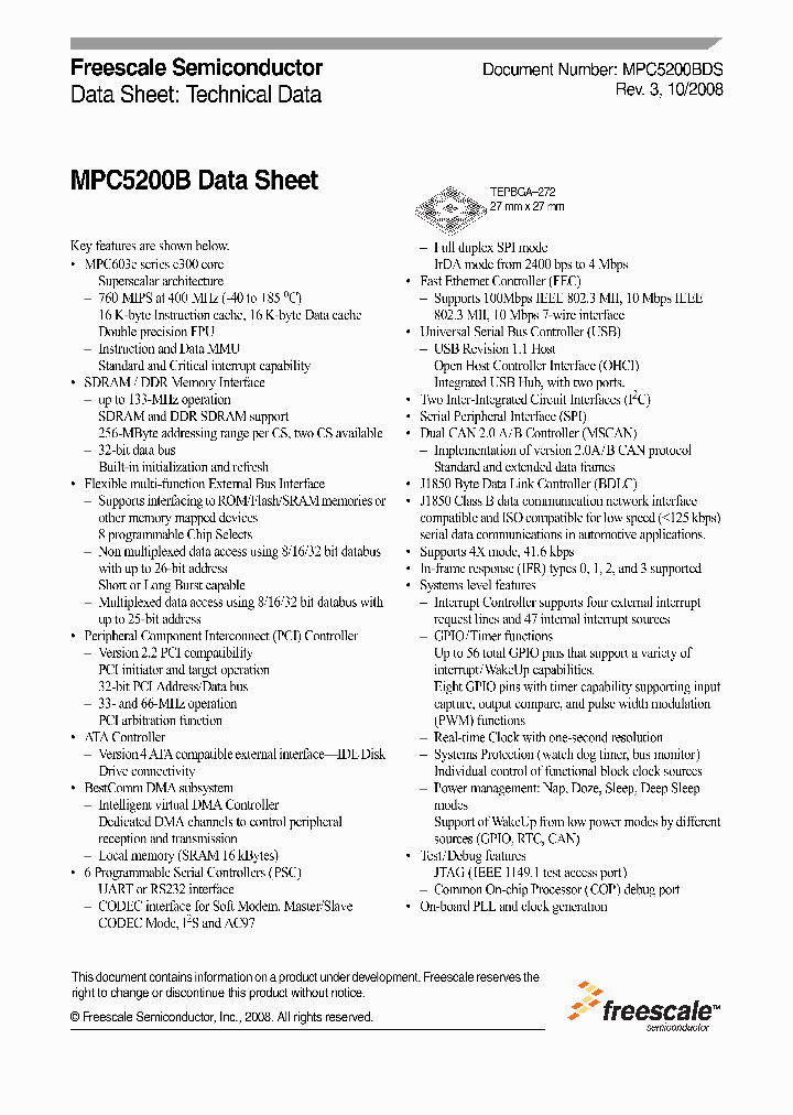 MPC5200B_1452534.PDF Datasheet