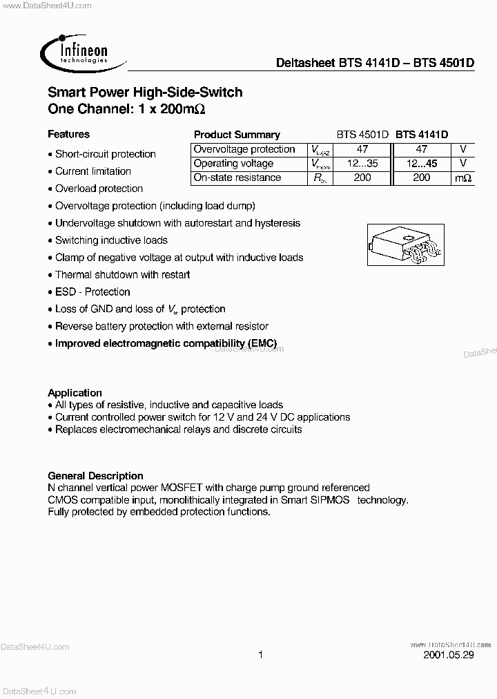 BTS4501D_1373285.PDF Datasheet