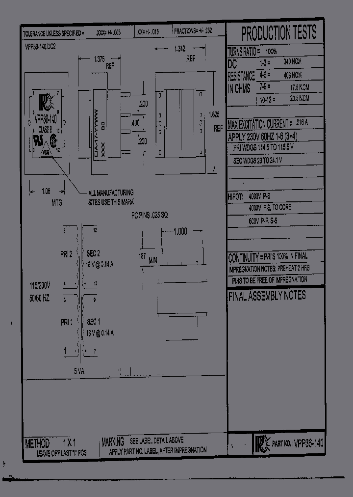 VPP36-140_1458727.PDF Datasheet