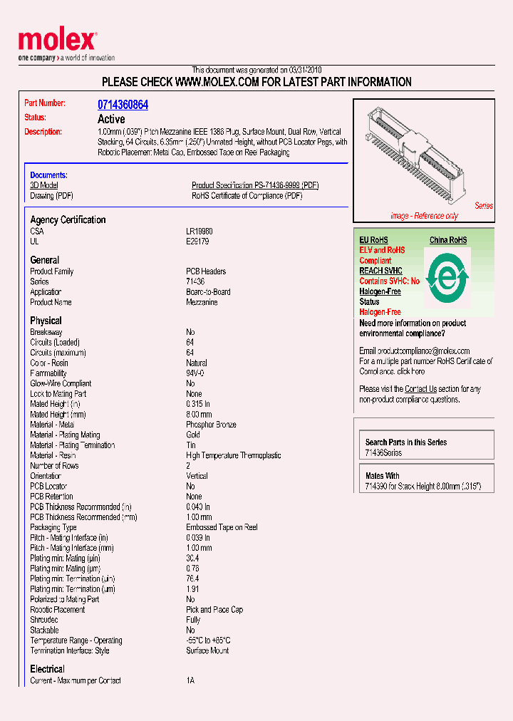 71436-0864_1458898.PDF Datasheet