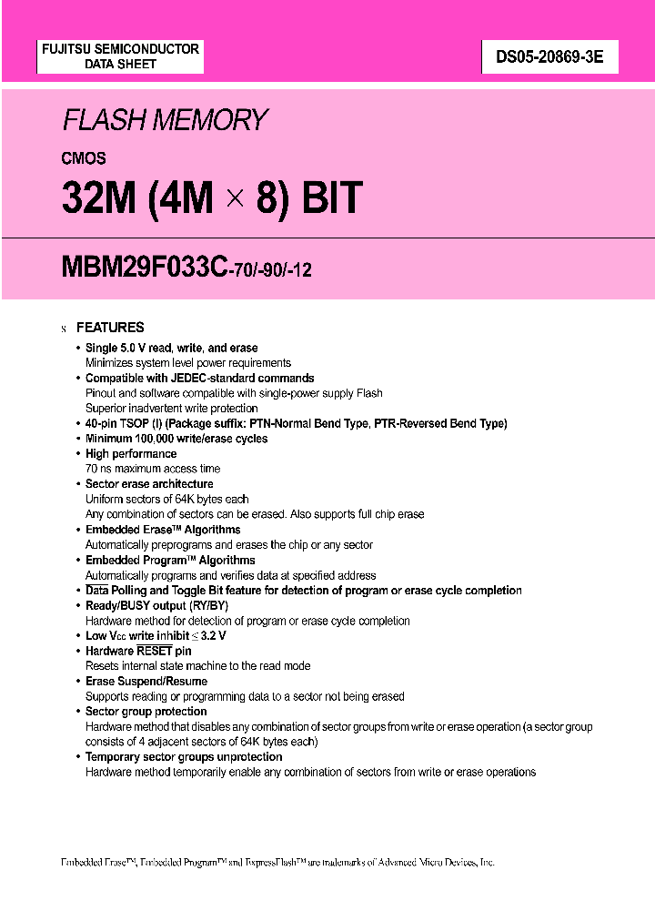 MBM29F033C-90_1467683.PDF Datasheet