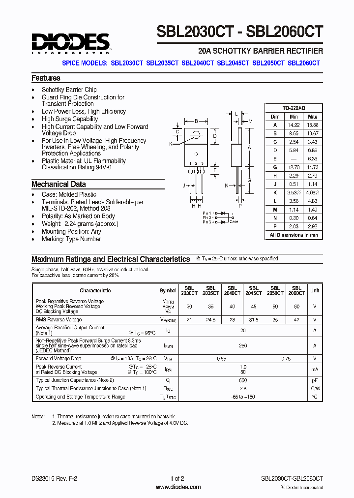 SBL2045CT_1472962.PDF Datasheet