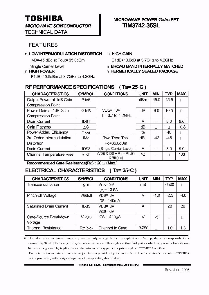 TIM3742-35SL_834667.PDF Datasheet