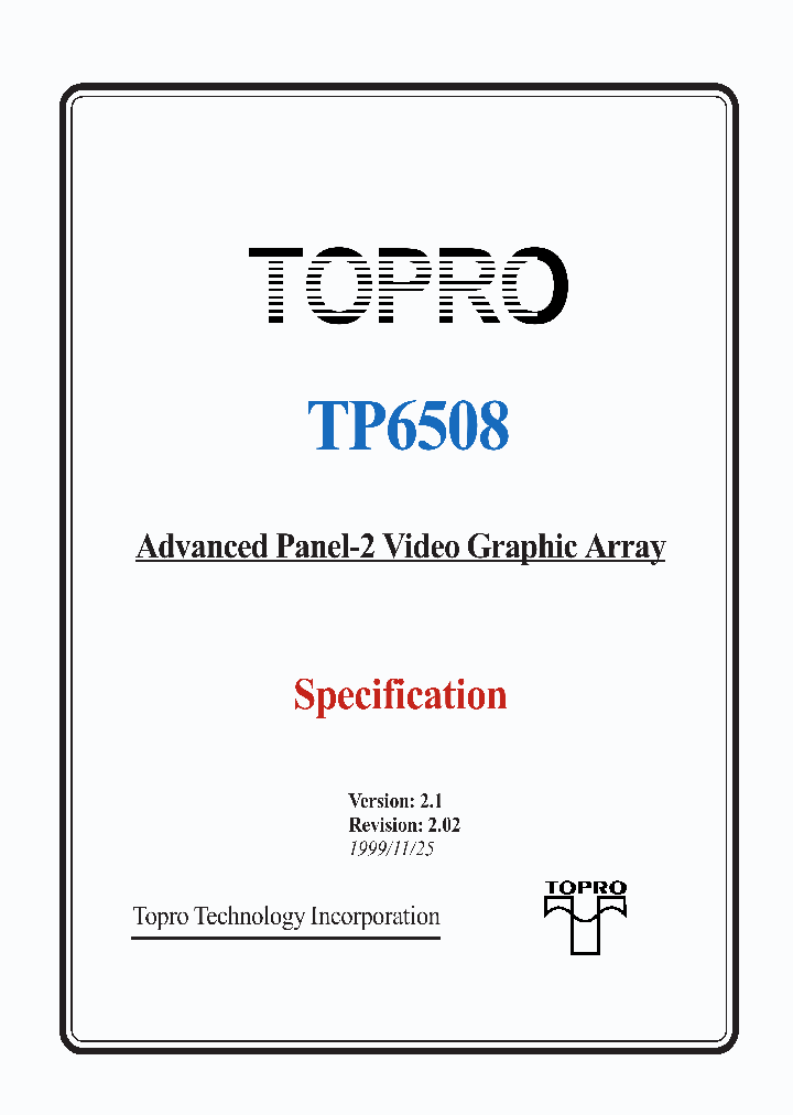 TP6508_836005.PDF Datasheet