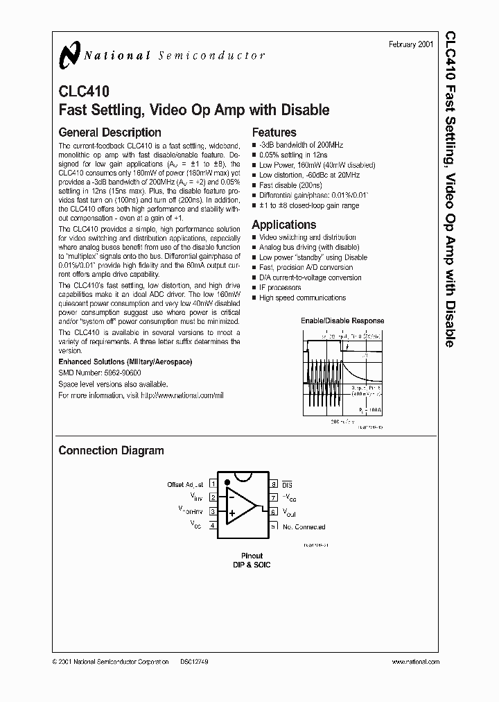 CLC410AJP_837228.PDF Datasheet