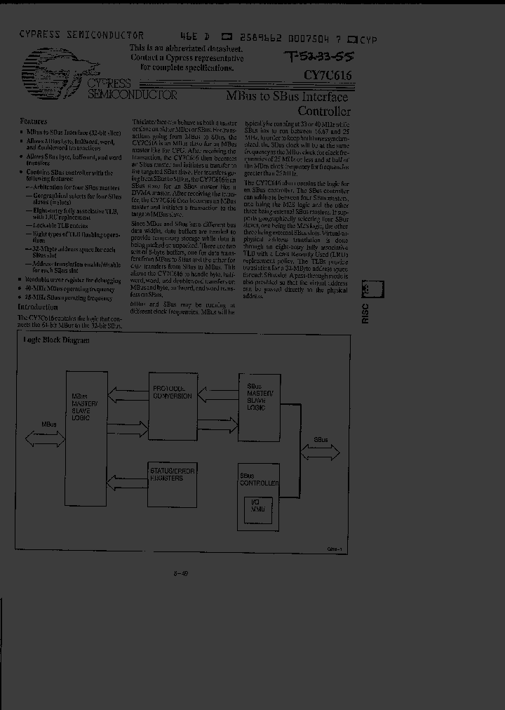 CY7C616_837863.PDF Datasheet