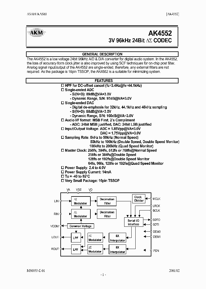 AK4552_1487529.PDF Datasheet