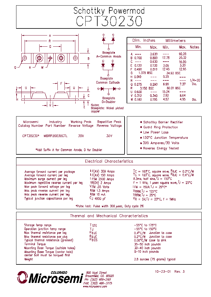 MBRP20030CTL_1489340.PDF Datasheet