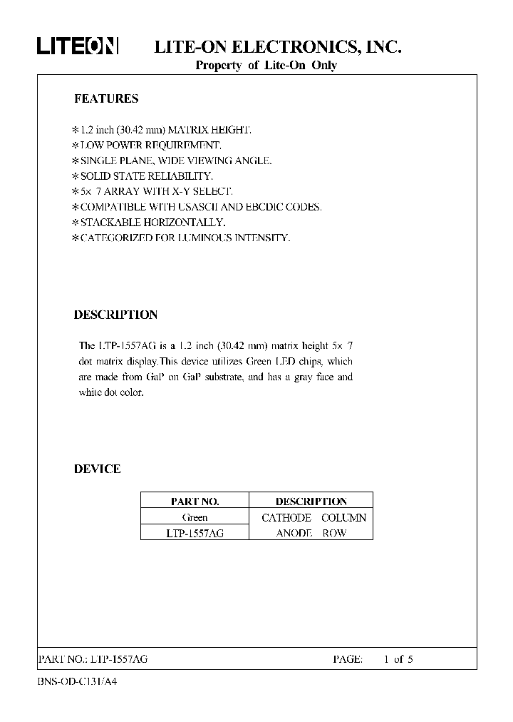 LTP-1557AG_1493872.PDF Datasheet