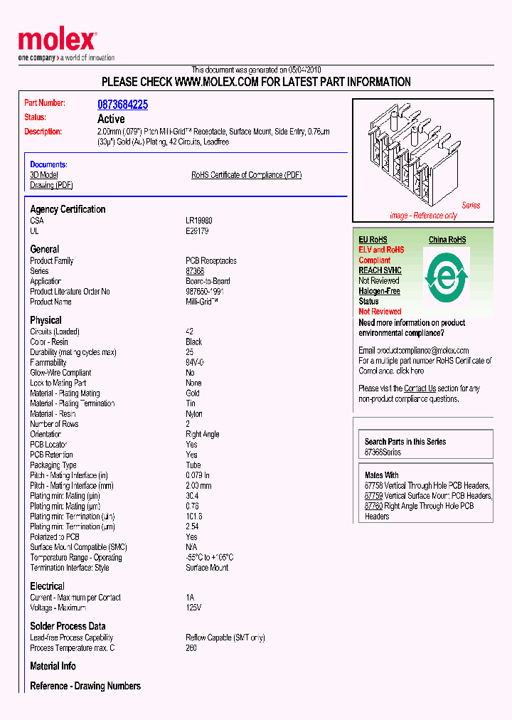 87368-4225_1505571.PDF Datasheet