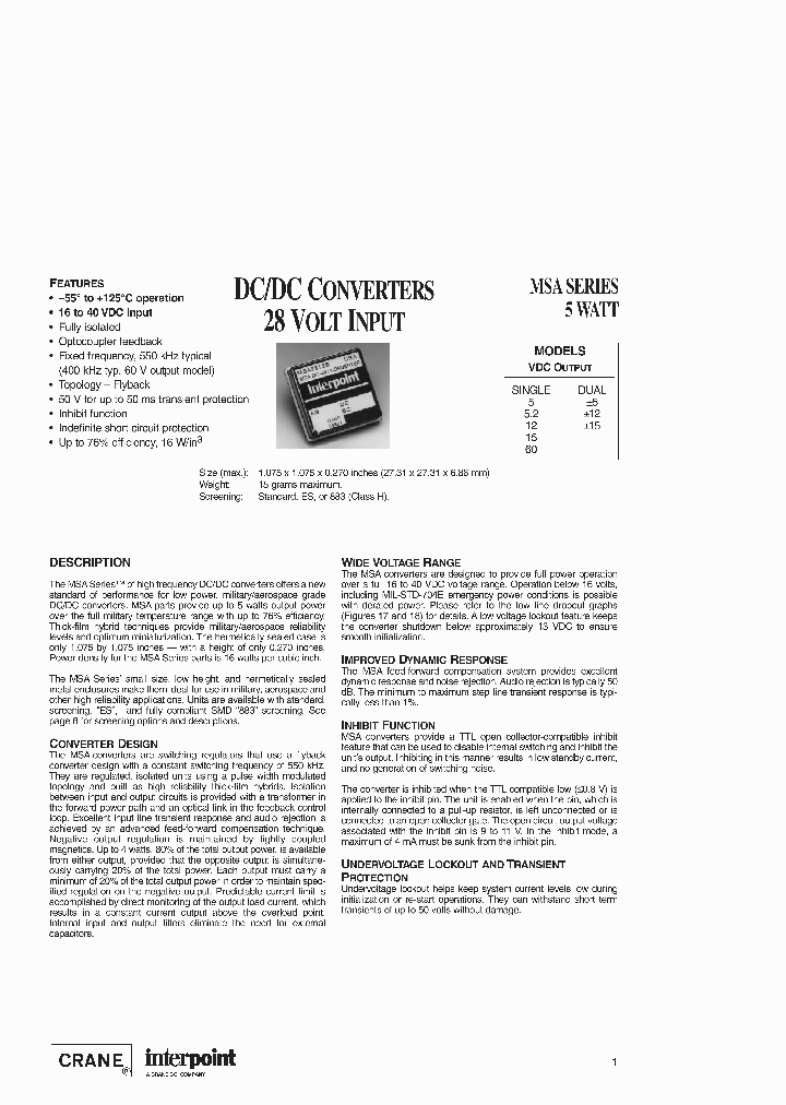 MSA2805S883_851182.PDF Datasheet