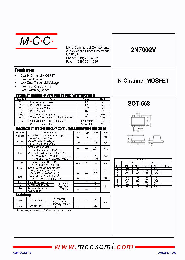 2N7002V_1509136.PDF Datasheet