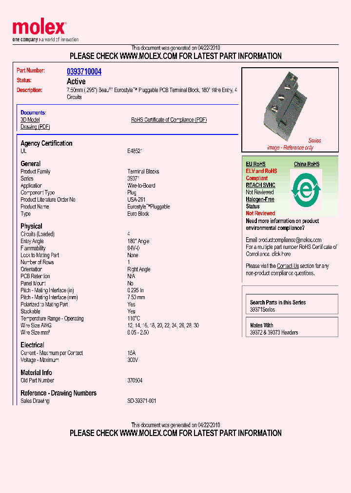 39371-0004_1508183.PDF Datasheet