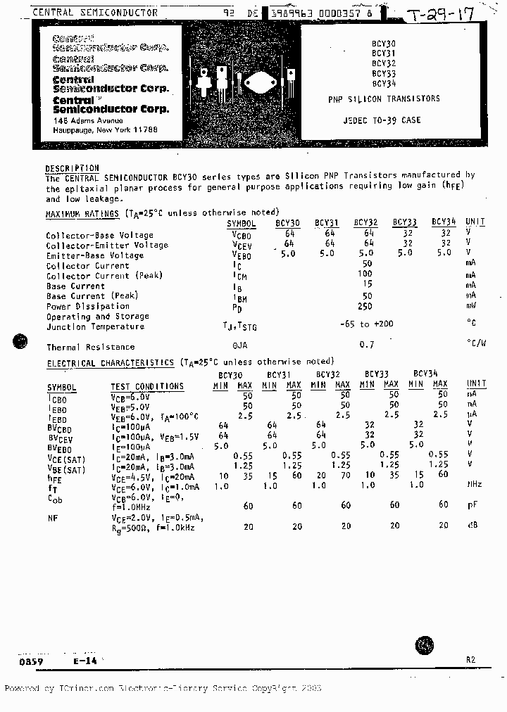 BCY30_855423.PDF Datasheet