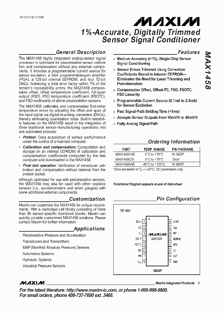 MAX1458CD_1524967.PDF Datasheet
