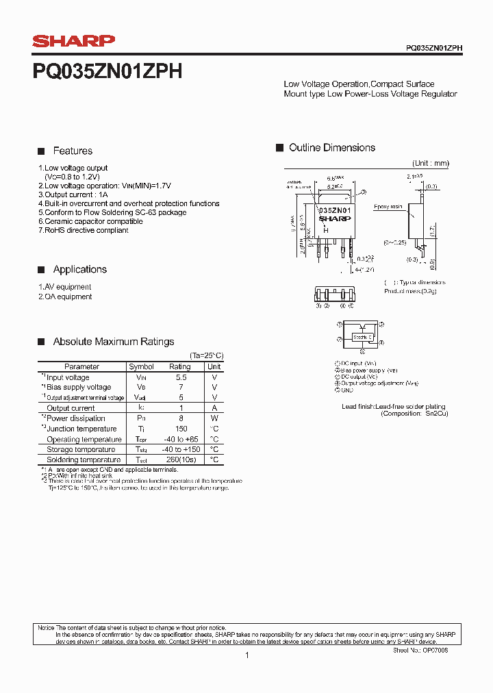 PQ035ZN01ZPH_1525082.PDF Datasheet